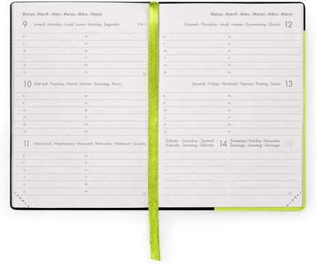 Agenda Legami 12 mesi, 2026, settimanale, Small Weekly Diary - Chartreuse - 3
