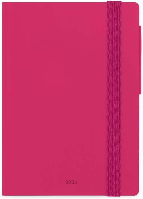 Agenda Legami 12 mesi, 2026, settimanale, Small Weekly Diary - Raspberry
