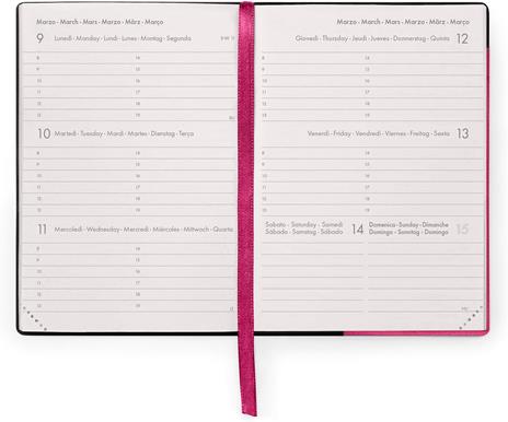 Agenda Legami 12 mesi, 2026, settimanale, Small Weekly Diary - Raspberry - 3