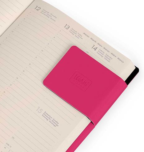 Agenda Legami 12 mesi, 2026, settimanale, Small Weekly Diary - Raspberry - 6