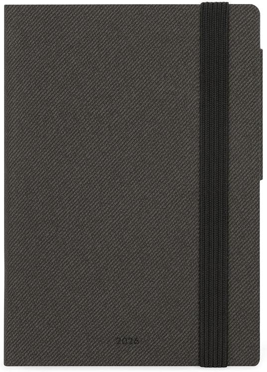 Agenda Legami 12 mesi, 2026, settimanale, Small Weekly Diary - Deep Graphite