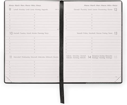 Agenda Legami 12 mesi, 2026, settimanale, Small Weekly Diary - Deep Graphite - 3
