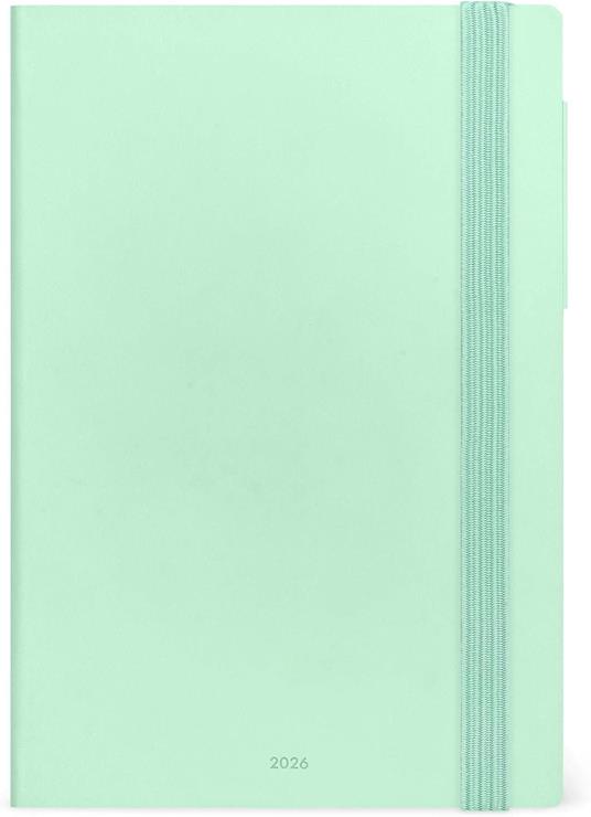Agenda Legami 12 mesi, 2026, giornaliera, Medium Daily Diary - Pastel Mint