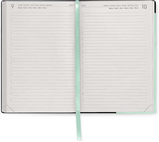 Agenda Legami 12 mesi, 2026, giornaliera, Medium Daily Diary - Pastel Mint - 3