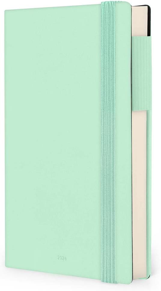 Agenda Legami 12 mesi, 2026, giornaliera, Medium Daily Diary - Pastel Mint - 4