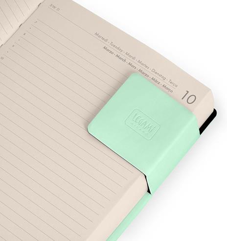 Agenda Legami 12 mesi, 2026, giornaliera, Medium Daily Diary - Pastel Mint - 6