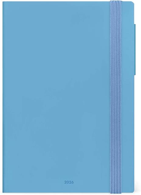 Agenda Legami 12 mesi, 2026, giornaliera, Medium Daily Diary - Retro Blue