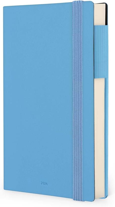 Agenda Legami 12 mesi, 2026, giornaliera, Medium Daily Diary - Retro Blue - 3