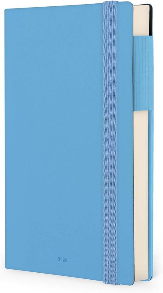 Agenda Legami 12 mesi, 2026, giornaliera, Medium Daily Diary - Retro Blue - 3