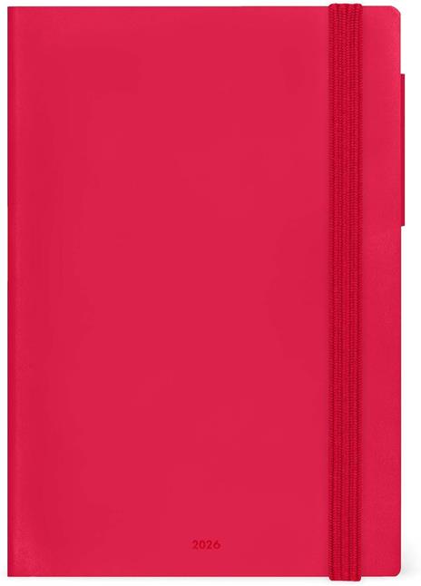 Agenda Legami 12 mesi, 2026, giornaliera, Medium Daily Diary - Cherry Bomb