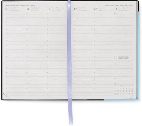 Agenda Legami 12 mesi, 2026, settimanale, Medium Weekly Diary - Aura - 3