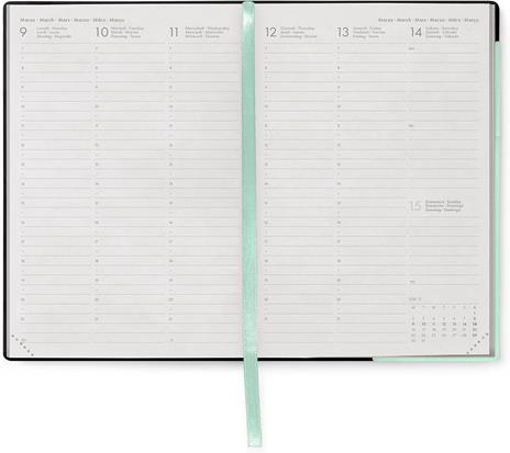 Agenda Legami 12 mesi, 2026, settimanale, Medium Weekly Diary - Pastel Mint - 3