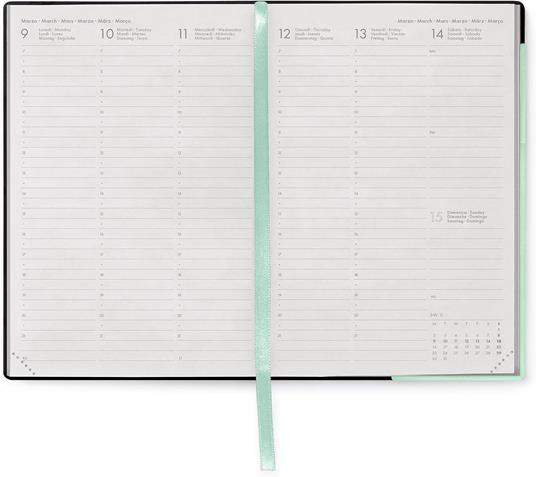 Agenda Legami 12 mesi, 2026, settimanale, Medium Weekly Diary - Pastel Mint - 3