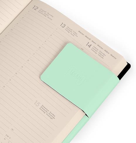 Agenda Legami 12 mesi, 2026, settimanale, Medium Weekly Diary - Pastel Mint - 6