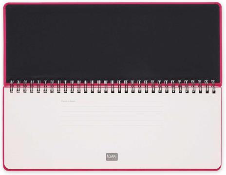 Agenda Legami 12 mesi, 2026, giornaliera, Desk Planner - Raspberry - 3