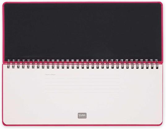 Agenda Legami 12 mesi, 2026, giornaliera, Desk Planner - Raspberry - 3