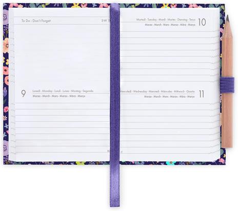 Agenda Legami 12 mesi, 2026, bigiornaliera, Mini 2-Day Diary - Flowers - 2