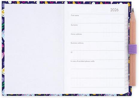 Agenda Legami 12 mesi, 2026, bigiornaliera, Mini 2-Day Diary - Butterfly - 3