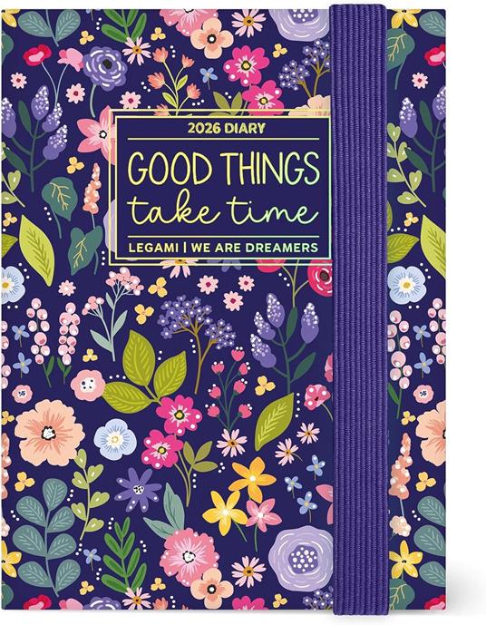 Agenda Legami 12 mesi, 2026, settimanale, Mini Photo Weekly Diary - Flowers