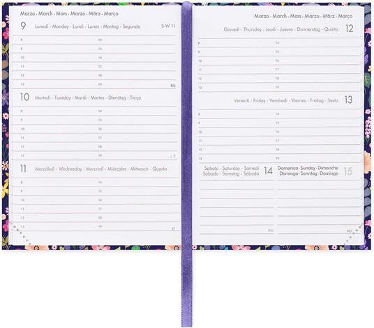 Agenda Legami 12 mesi, 2026, settimanale, Mini Photo Weekly Diary - Flowers - 3