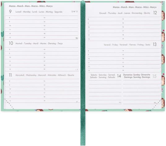 Agenda Legami 12 mesi, 2026, settimanale, Mini Photo Weekly Diary - Hedgehog - 3