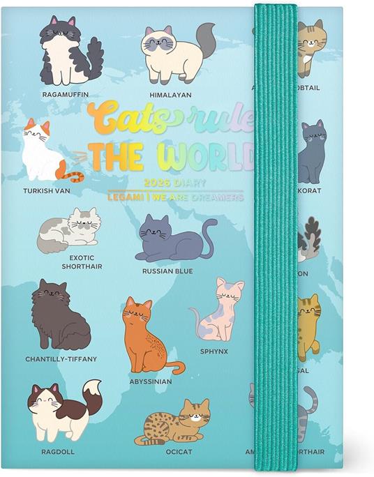 Agenda Legami 12 mesi, 2026, settimanale, Mini Photo Weekly Diary - Kitty