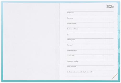 Agenda Legami 12 mesi, 2026, settimanale, Mini Photo Weekly Diary - Kitty - 2