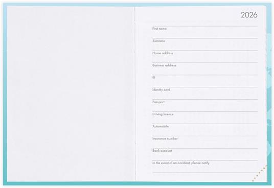 Agenda Legami 12 mesi, 2026, settimanale, Mini Photo Weekly Diary - Kitty - 2