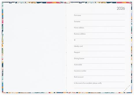 Agenda Legami 12 mesi, 2026, giornaliera, Small Photo Daily Diary - Travel Stickers - 2