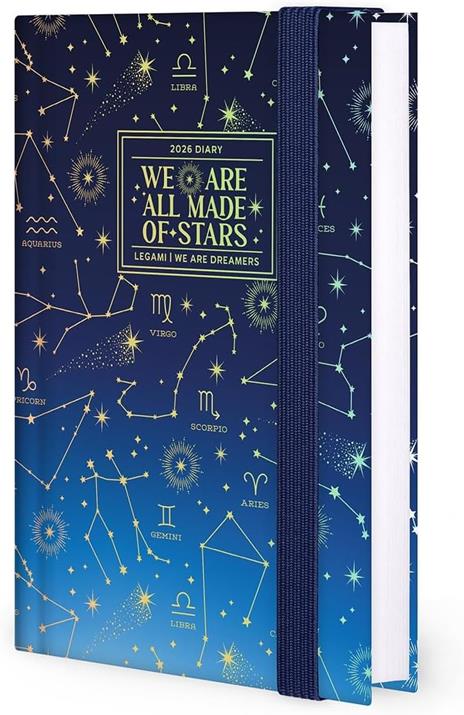 Agenda Legami 12 mesi, 2026, giornaliera, Small Photo Daily Diary - Stars - 4
