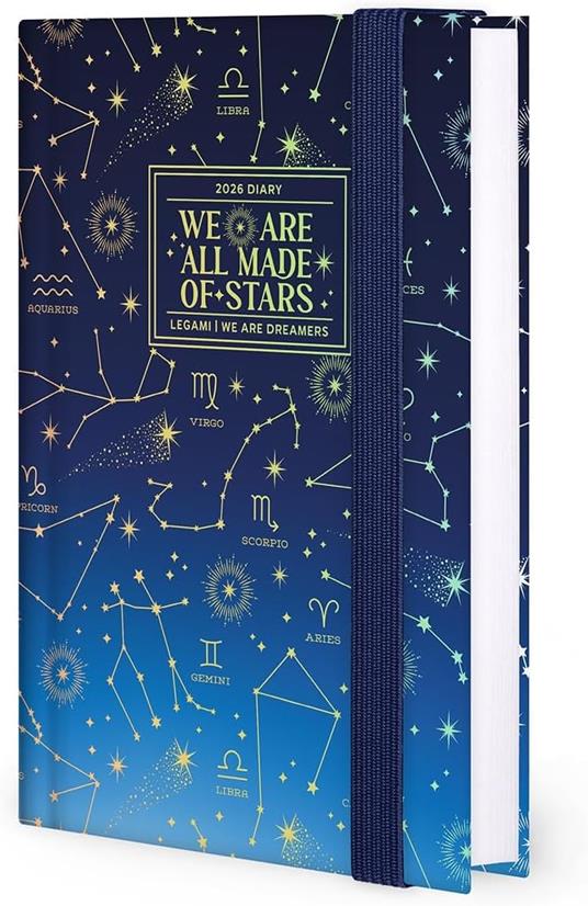 Agenda Legami 12 mesi, 2026, giornaliera, Small Photo Daily Diary - Stars - 4