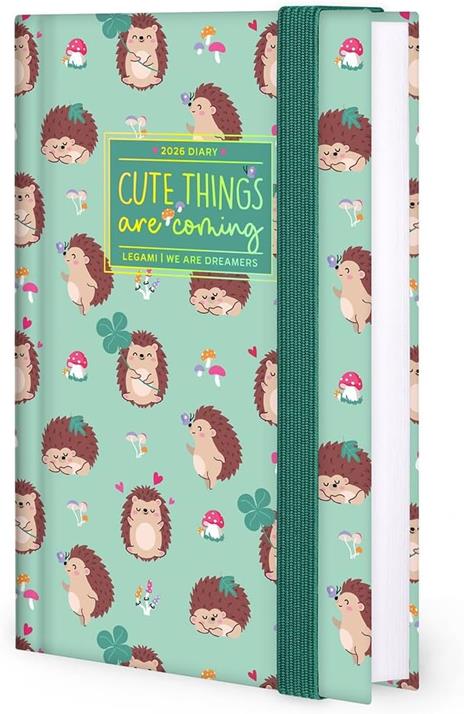 Agenda Legami 12 mesi, 2026, giornaliera, Small Photo Daily Diary - Hedgehog - 4