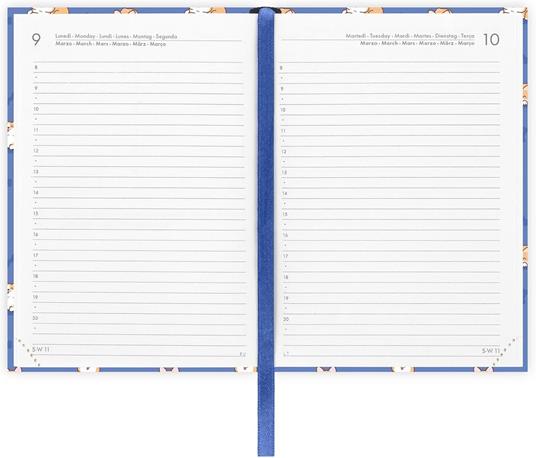 Agenda Legami 12 mesi, 2026, giornaliera, Small Photo Daily Diary - Blue Corgi - 3