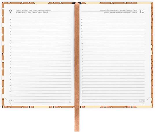 Agenda Legami 12 mesi, 2026, giornaliera, Small Photo Daily Diary - Teddy Bear - 3
