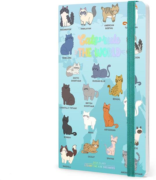 Agenda Legami 12 mesi, 2026, settimanale, Medium Photo Weekly Diary - Kitty - 4