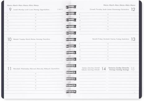 Agenda Legami 12 mesi, 2026, settimanale, Small Weekly Spiral Bound - Moth - 2