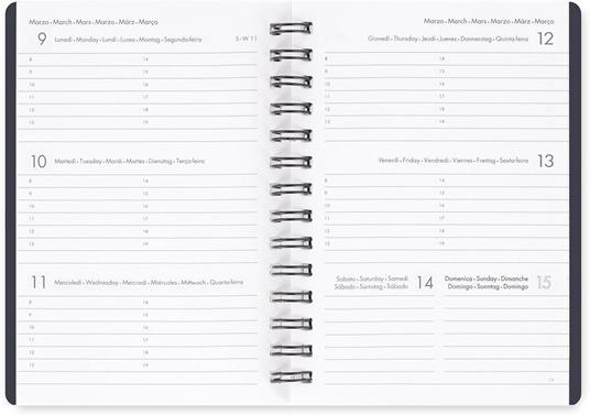 Agenda Legami 12 mesi, 2026, settimanale, Small Weekly Spiral Bound - Moth - 2
