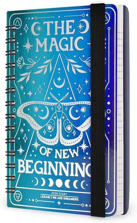Agenda Legami 12 mesi, 2026, settimanale, Small Weekly Spiral Bound - Moth - 4