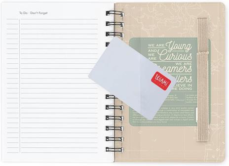 Agenda Legami 12 mesi, 2026, settimanale, Small Weekly Spiral Bound - Travel - 5