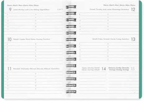Agenda Legami 12 mesi, 2026, settimanale, Small Weekly Spiral Bound - Hedgehog - 2