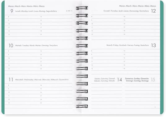 Agenda Legami 12 mesi, 2026, settimanale, Small Weekly Spiral Bound - Hedgehog - 2