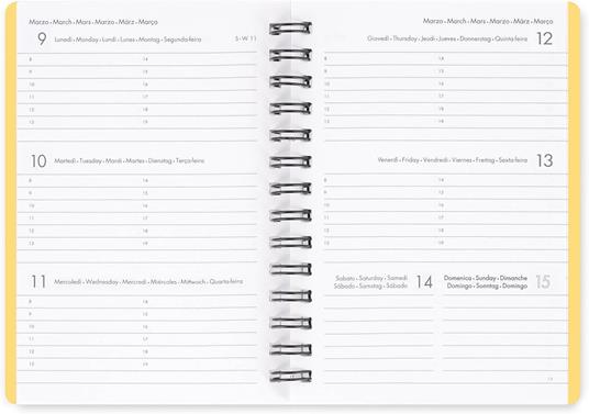 Agenda Legami 12 mesi, 2026, settimanale, Small Weekly Spiral Bound - Sushi Cat - 2