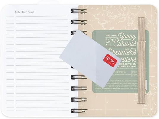 Agenda Legami 12 mesi, 2026, giornaliera, Small Daily Spiral Bound - Travel - 5