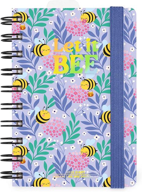 Agenda Legami 12 mesi, 2026, giornaliera, Small Daily Spiral Bound - Bee