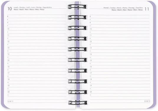 Agenda Legami 12 mesi, 2026, giornaliera, Small Daily Spiral Bound - Bee - 2