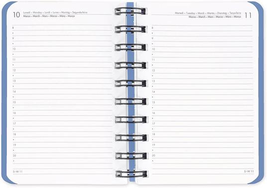 Agenda Legami 12 mesi, 2026, giornaliera, Small Daily Spiral Bound - Travel Stickers - 2