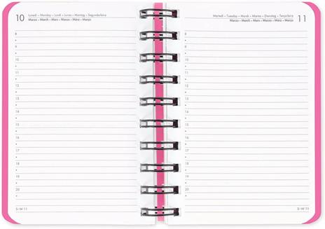 Agenda Legami 12 mesi, 2026, giornaliera, Small Daily Spiral Bound - Daisy - 2