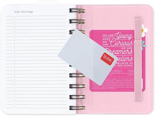 Agenda Legami 12 mesi, 2026, giornaliera, Small Daily Spiral Bound - Daisy - 5