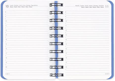 Agenda Legami 12 mesi, 2026, giornaliera, Small Daily Spiral Bound - Blue Corgi - 2