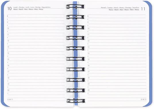 Agenda Legami 12 mesi, 2026, giornaliera, Small Daily Spiral Bound - Blue Corgi - 2